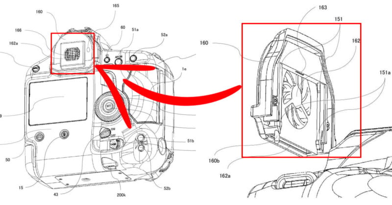 Canon Patent Shows Detachable Fan for Cooling 1D X-like DSLR Through ...