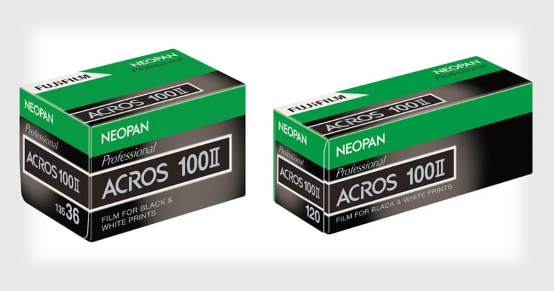 Fujifilm NEOPAN 100 ACROS II Arriving Nov. 22 in 35mm and 120