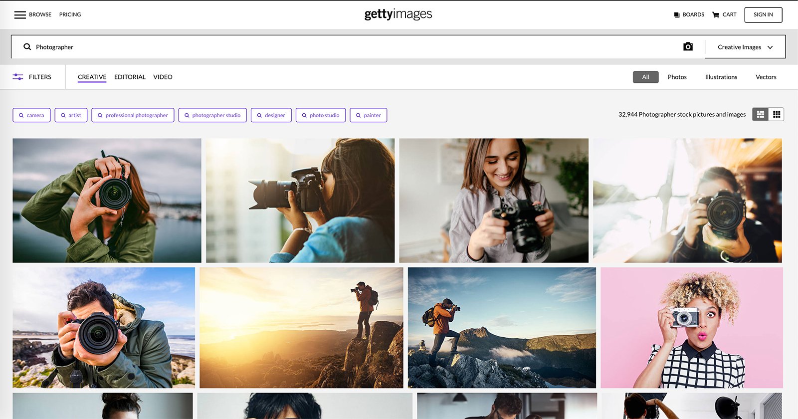 getty search by image