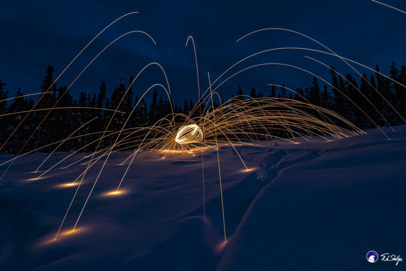 FCS 2  D4S9791 800x533 - Drone Photos Capture Spinning Steel Wool from a Cool New Per...