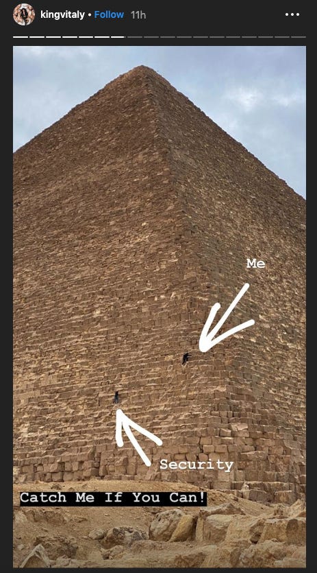 Instagram and YouTube Star Jailed for Climbing The Great Pyramid of