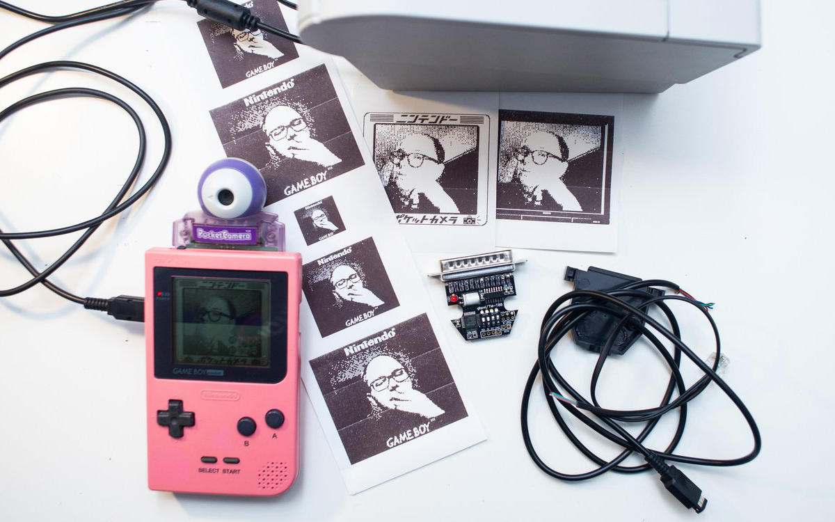 This 20 Adapter Lets You Connect the GameBoy Camera to a Cheap Receipt