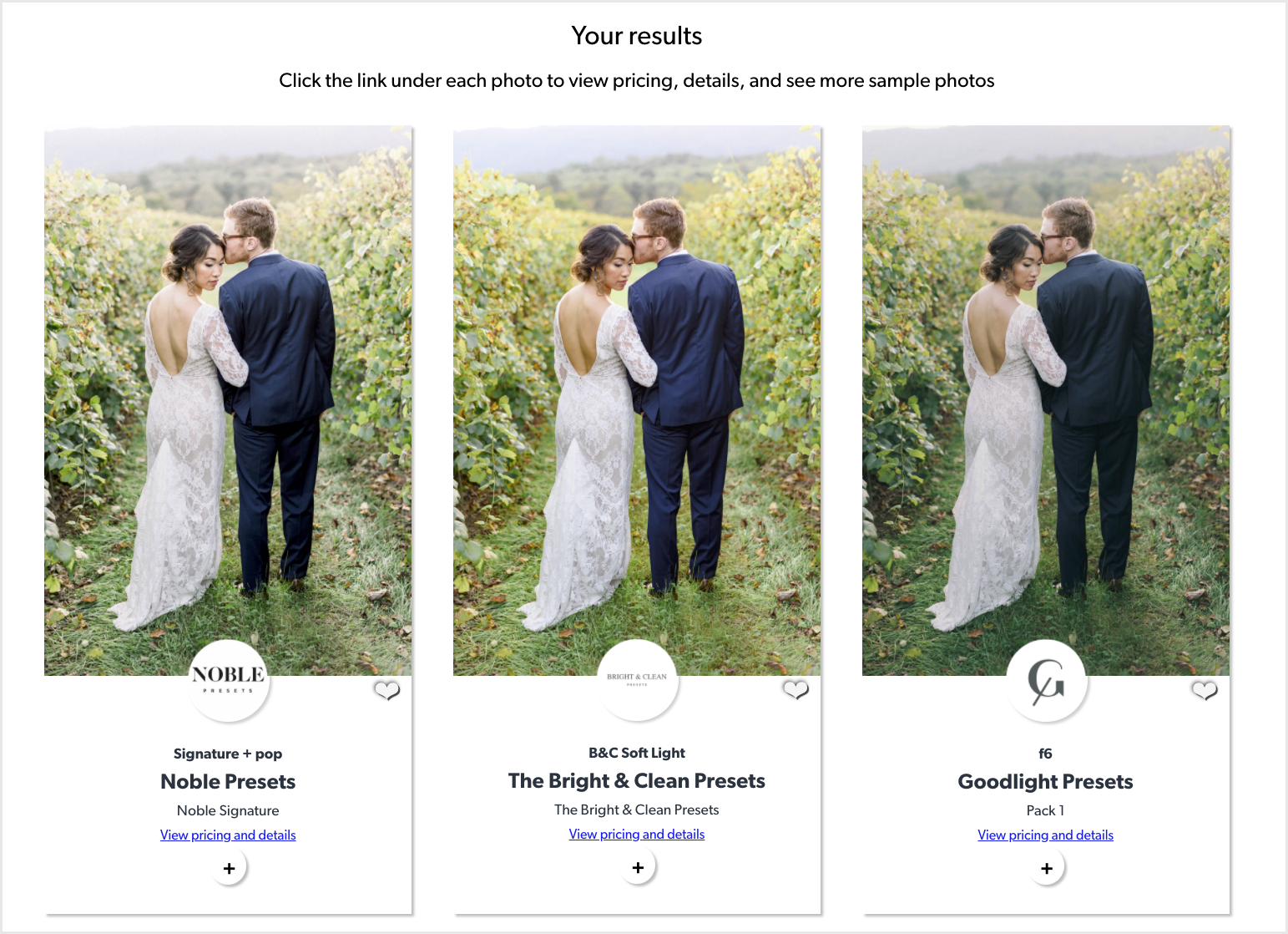 This Site Lets You Compare Hundreds of Popular Lightroom Presets Side