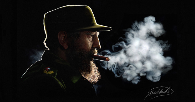 My Portrait Session with Fidel Castro