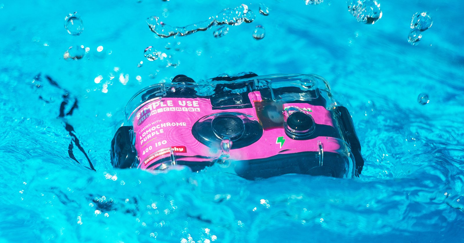 Lomographys New Analogue Aqua is a Simple Use Underwater Film Camera