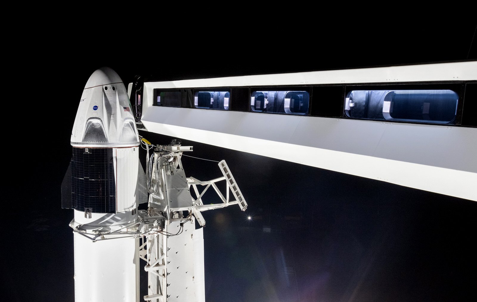 Photos of the Sleek New Ride Ready To Return US Astronauts To Space ...