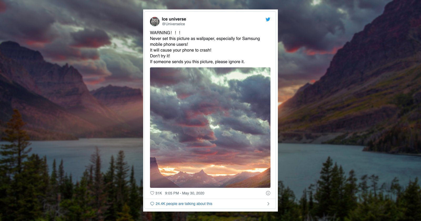 Photographer Sad His Photo Went Viral By Breaking Android Phones
