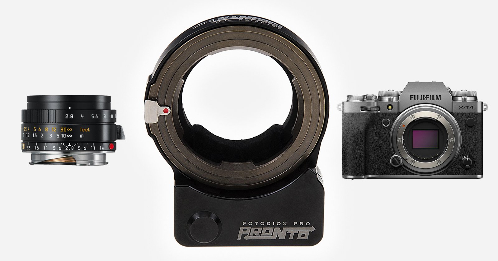 Kamera Fotodiox Objektivadapter Leica M für Fujifilm X X-Mount 