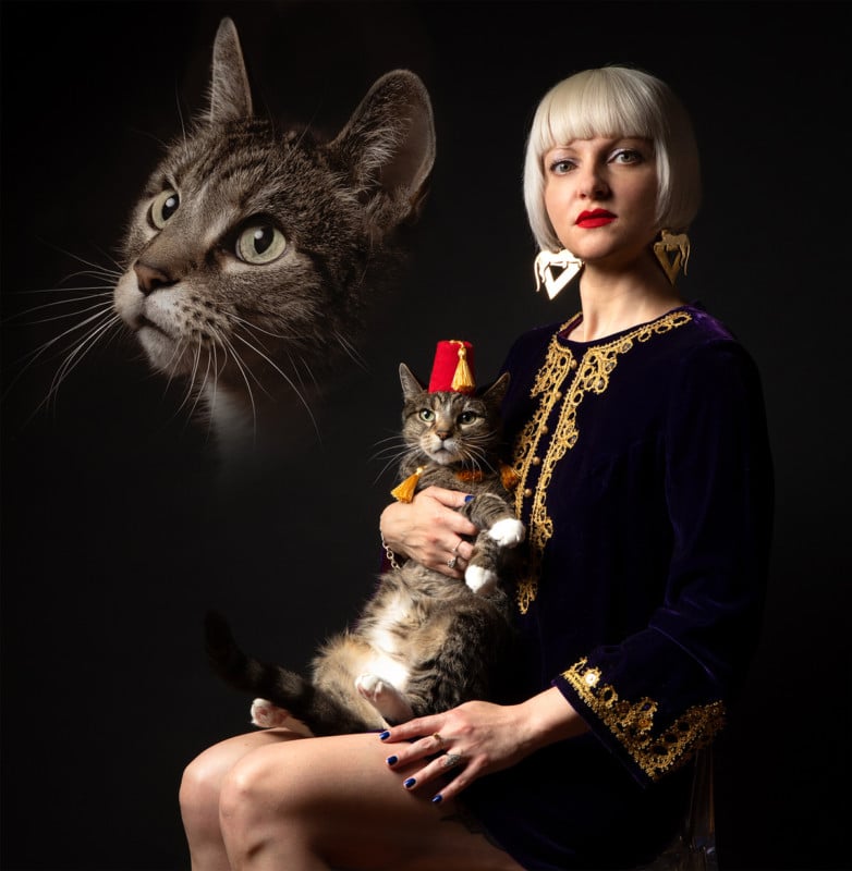 1980s-style Portraits of Pets and Their Humans