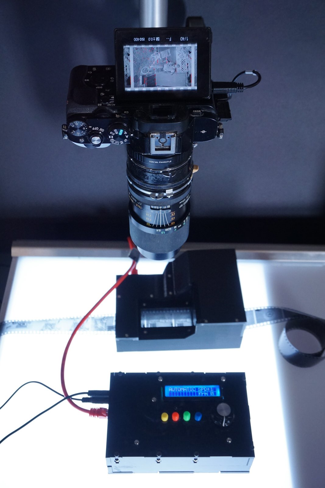 Cameradactyl Mongoose is an Auto 35mm Film Carrier for Digitizing with