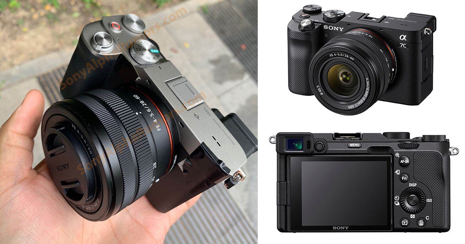 Leaked Photos of Sony a7C Show Full-Frame Camera with Corner EVF - Top ...