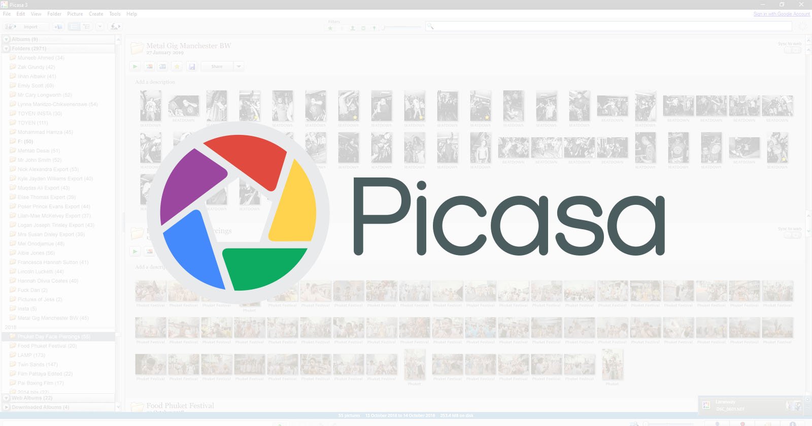 use picasa photo viewer