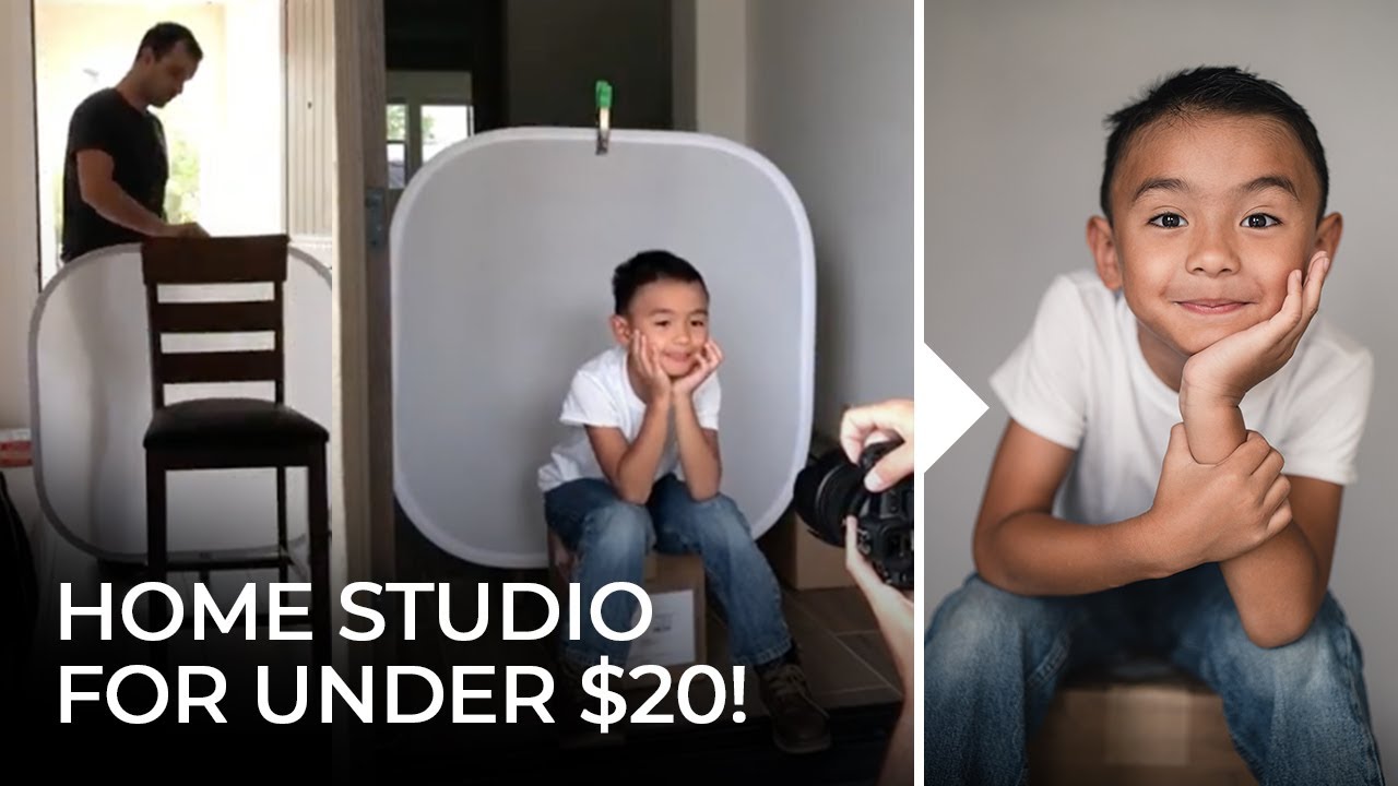 How to Make a Home Portrait Studio for as Little as $20