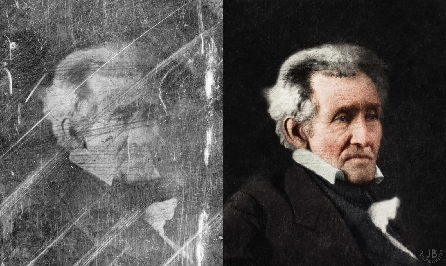 I Restored and Colorized a Portrait of Every President Who Lived Before