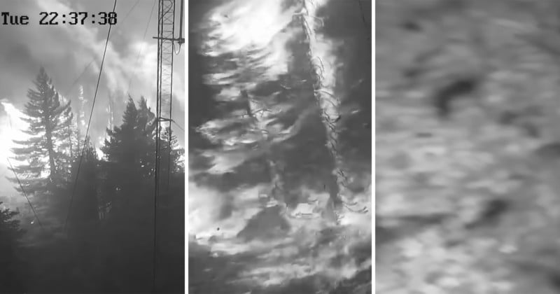 Wildfire Camera Captures Itself Getting Engulfed by Flames | PetaPixel
