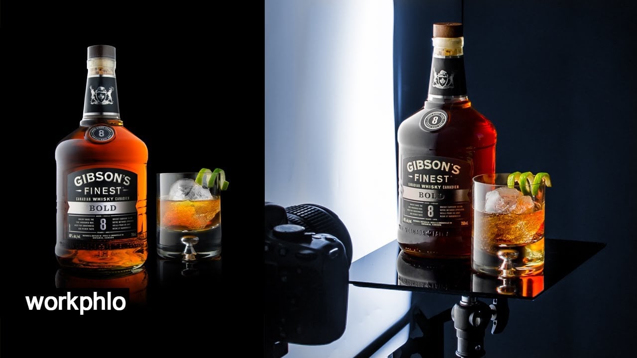 How to Capture Professional Whiskey Product Shots with Only One Light