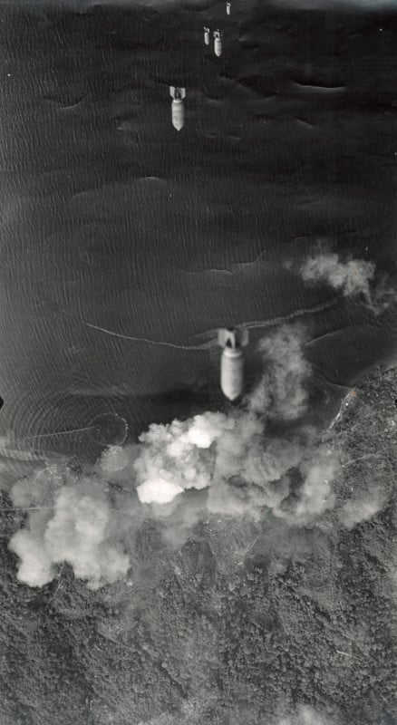 These Photos Were Shot Handheld Out a B-24 Bomb Bay in WWII