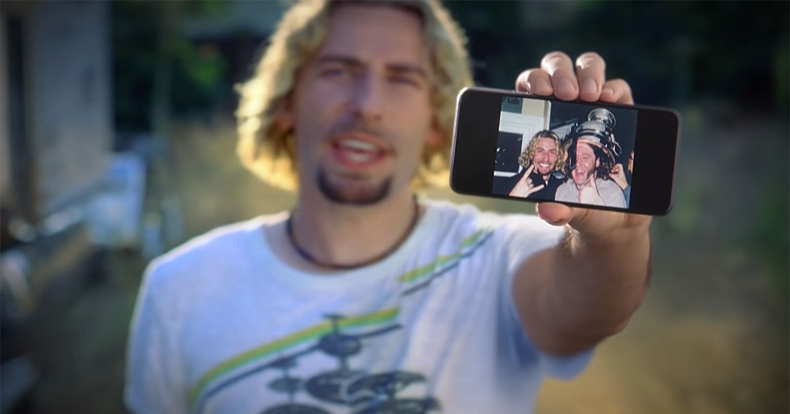 Nickelback did a parody of the song ‘Photograph’ for Google Photos