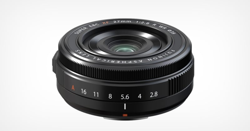 Fujifilm Announces XF 27mm f/2.8 Pancake Lens | PetaPixel