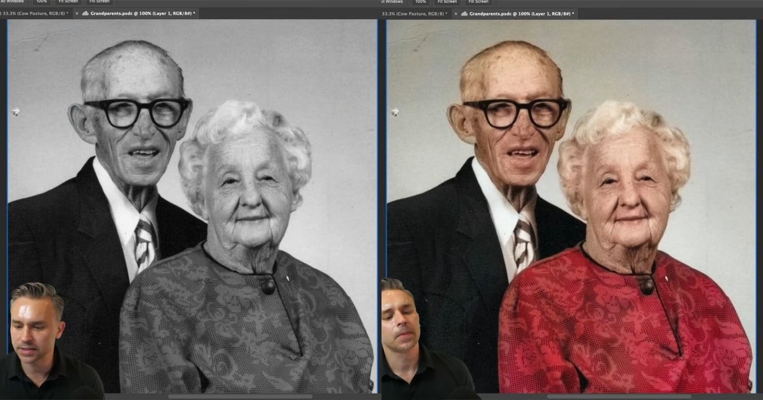 How to Colorize and Restore an Old Damaged Photo | PetaPixel