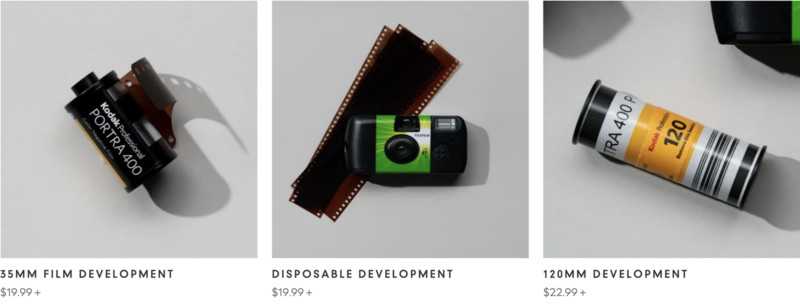 processing disposable camera film