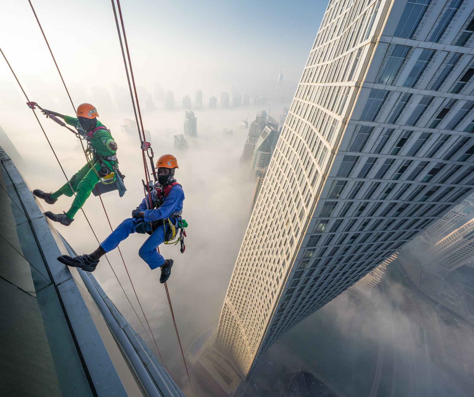 Photos of Dubai Window Cleaners That Will Make Your Palms Sweaty