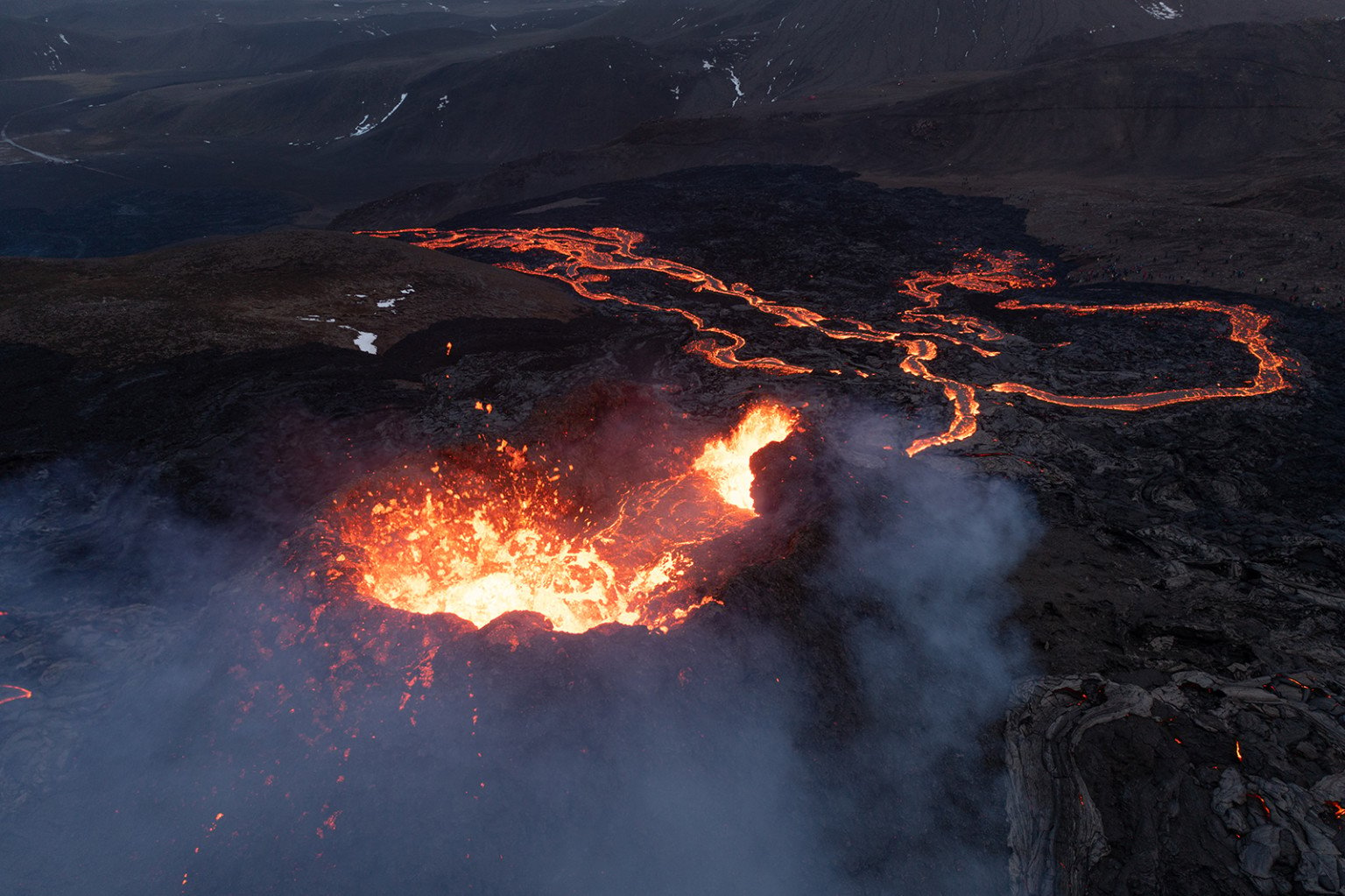 Watch a DJI FPV Drone Get Struck by a Flying Chunk of Lava | PetaPixel