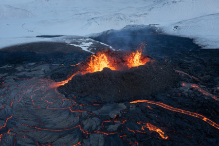 Watch a DJI FPV Drone Get Struck by a Flying Chunk of Lava | PetaPixel