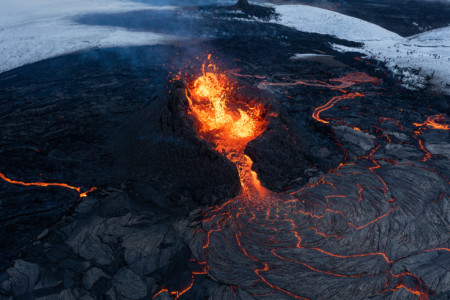 Watch a DJI FPV Drone Get Struck by a Flying Chunk of Lava | PetaPixel