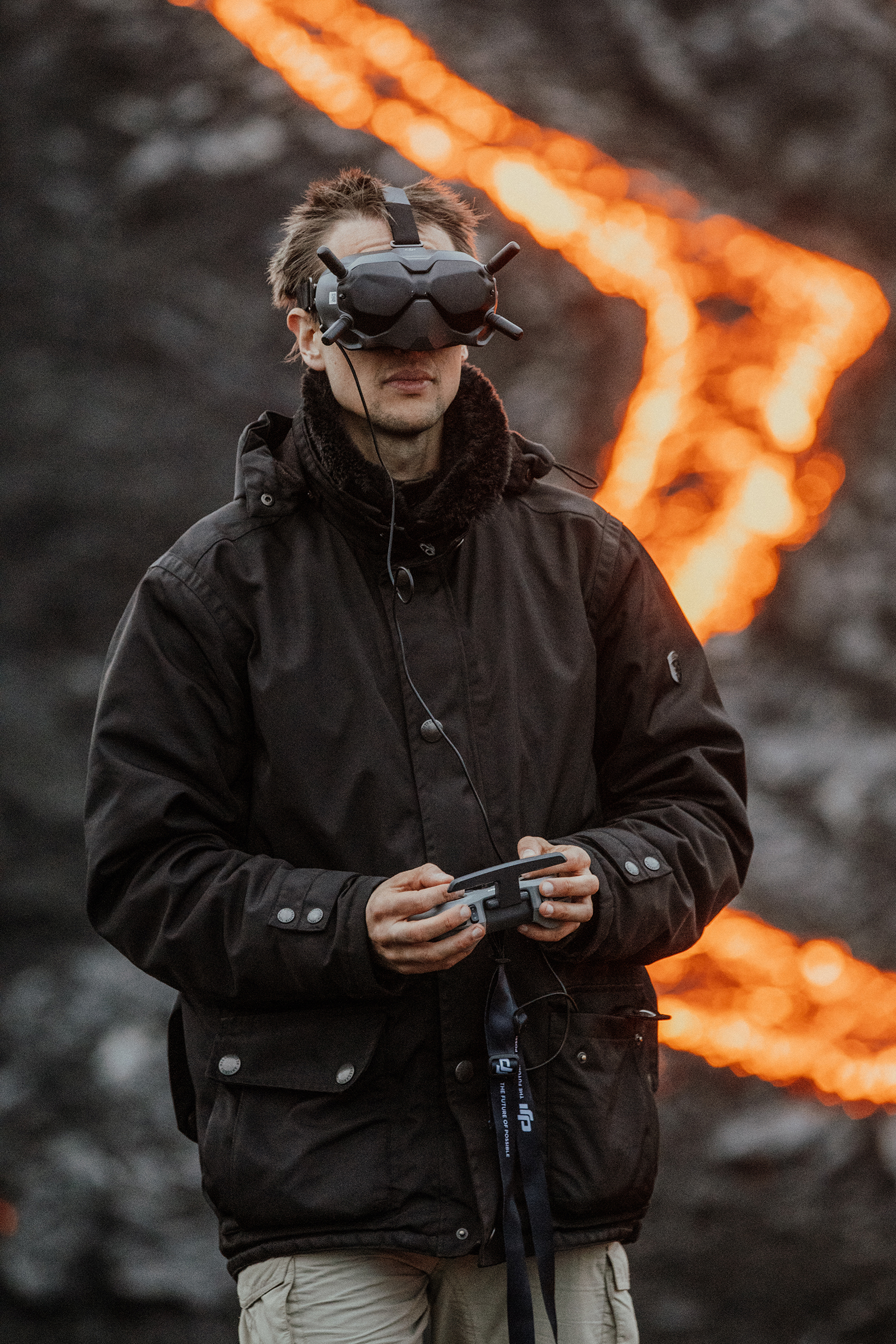 Watch a DJI FPV Drone Get Struck by a Flying Chunk of Lava | PetaPixel