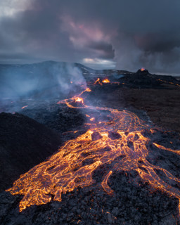 Watch a DJI FPV Drone Get Struck by a Flying Chunk of Lava | PetaPixel