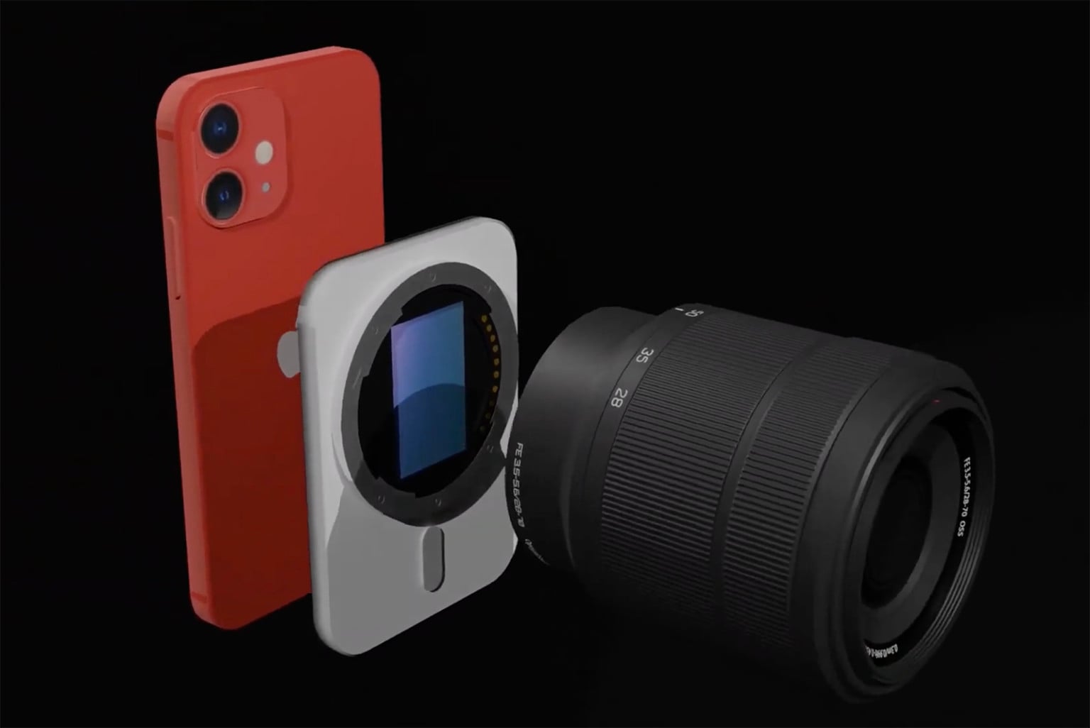 This is a Designer's Vision of a Full Frame MagSafe Camera for iPhone ...