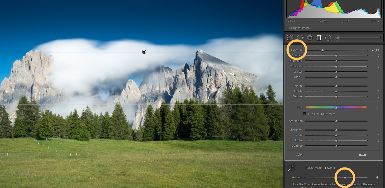 How to Use Color Range Masks in Lightroom to Create Deep Blue Skies ...