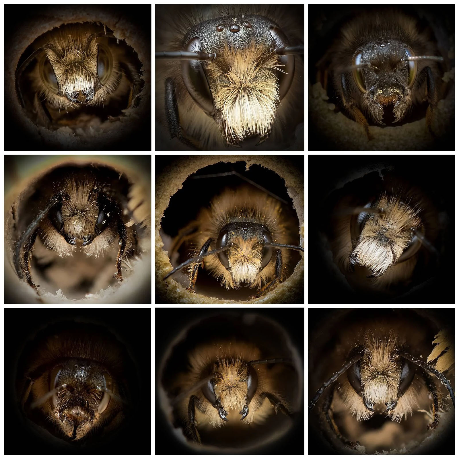 Close-Up Portraits of Bees Reveal How Different They Actually Look ...