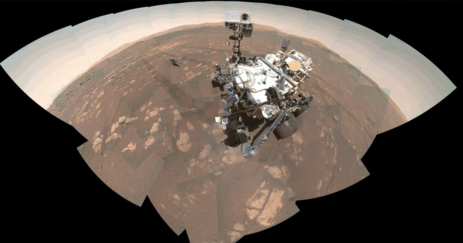 La NASA mostra come il Persevering Rover su Marte ha scattato il suo primo autoritratto