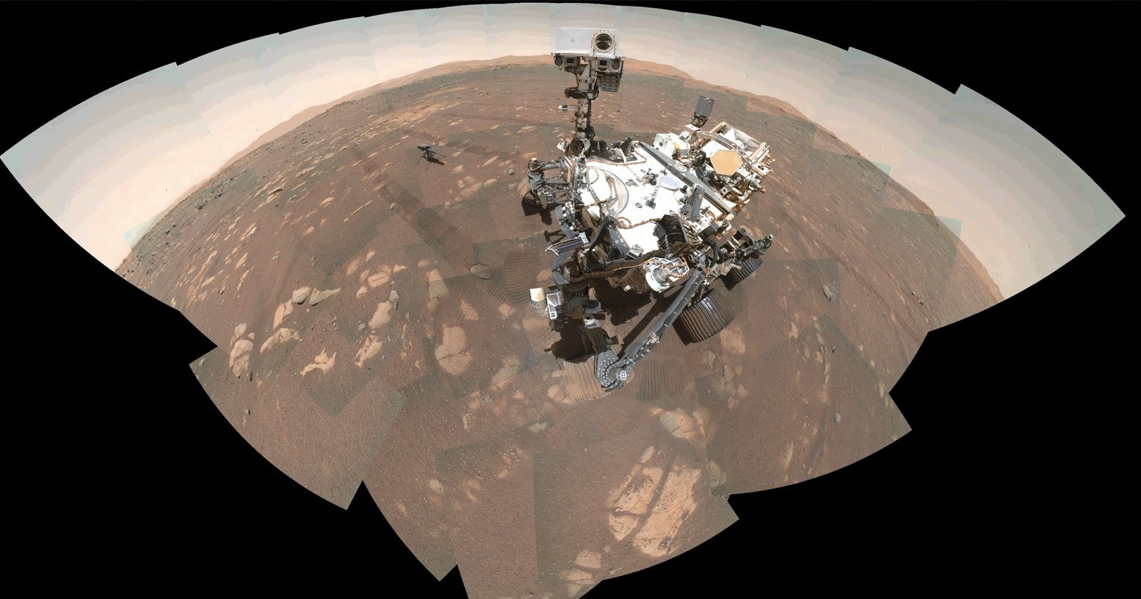 opportunity rover selfie