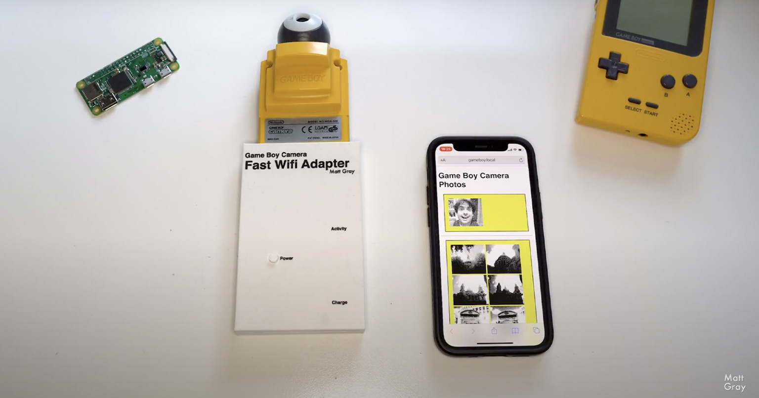 Engineer Modernizes the 1998 Game Boy Camera with a DIY Adapter | PetaPixel