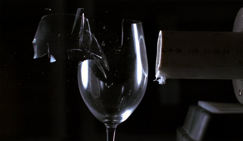 High-Speed Camera Shows What Happens When Sound Shatters a Wine Glass