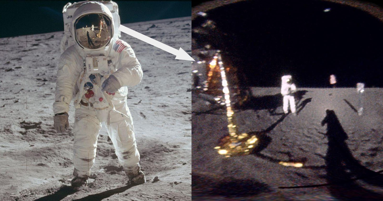 Космонавт 2024 г. Базз Олдрин на Луне.