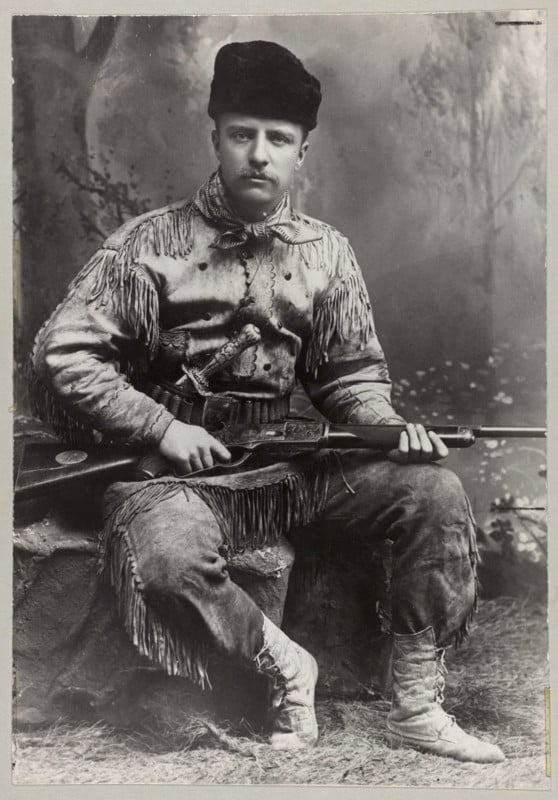 George Grantham Bain, Portrait of Theodore Roosevelt, 1885. Library of Congress.ppmsca.35995