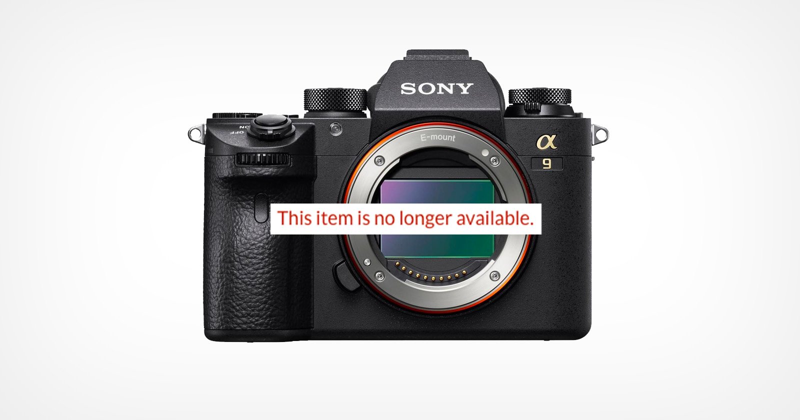 Dispuesto Escabullirse Pirata The Original Sony Alpha 9 Appears to Have Been Discontinued | PetaPixel