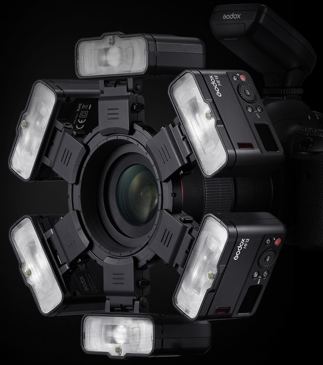 New Godox Macro Flash MF12 Can Combine Six Times Around a Lens | PetaPixel