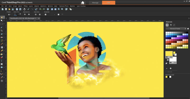 Corel's PaintShop Pro 2022 Comes With AI Photo Editing Features | PetaPixel