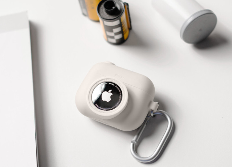 Elago's new Airpods Pro case is shaped like a camera and holds an