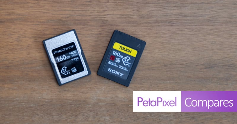 ProGrade Versus Sony CFexpress Type A Cards: Is There a Difference? |  PetaPixel