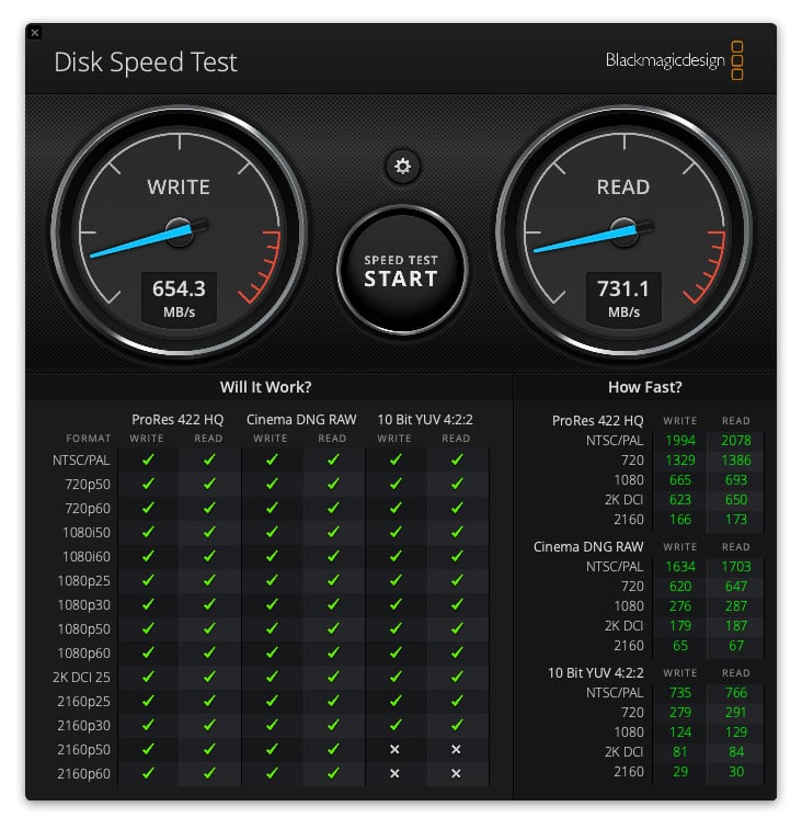 disk speed test
