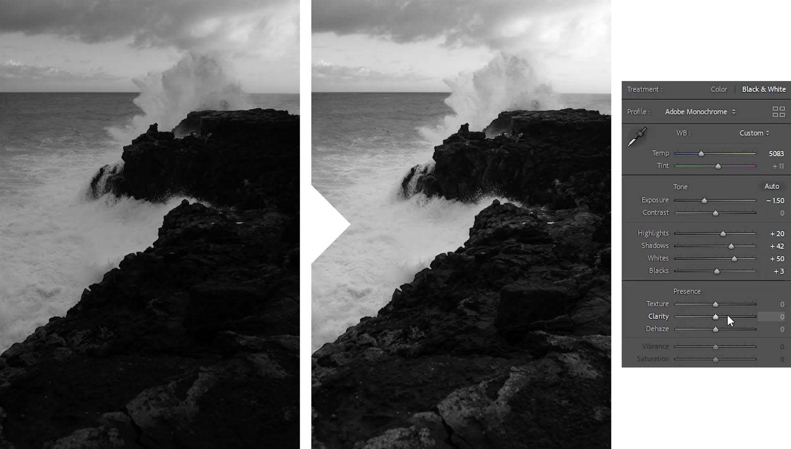 An Advanced 7-Step Way To Edit B&W Photos In Lightroom | PetaPixel