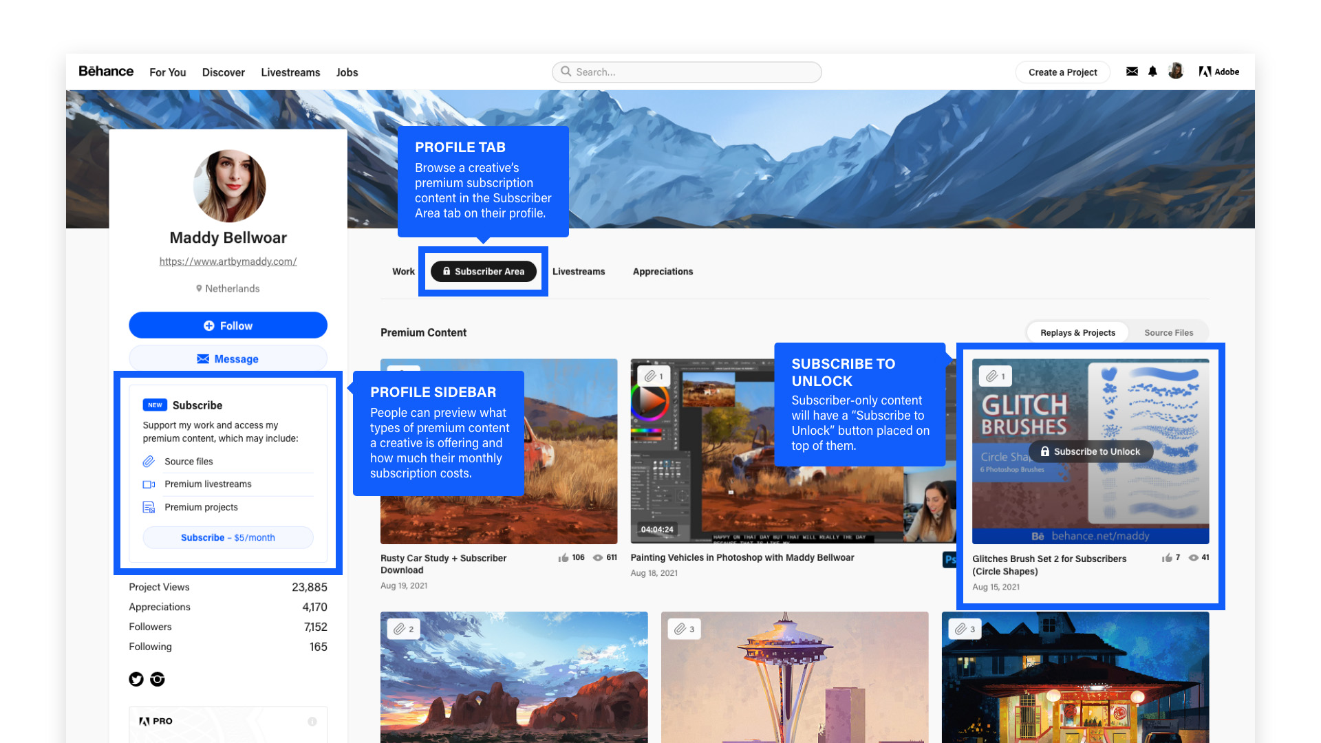 Behance Rolls Out Patreon-Like Subscriber System for All Members ...