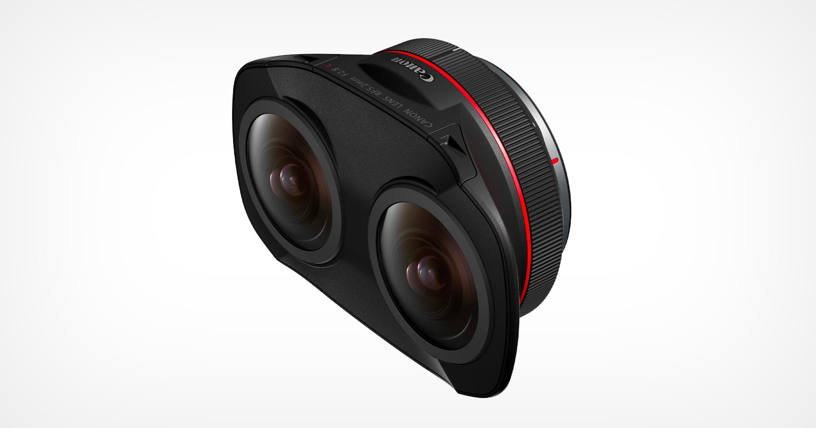 Canon presenta il doppio obiettivo fisheye RF 5.2mm f/2.8 L per l’acquisizione VR