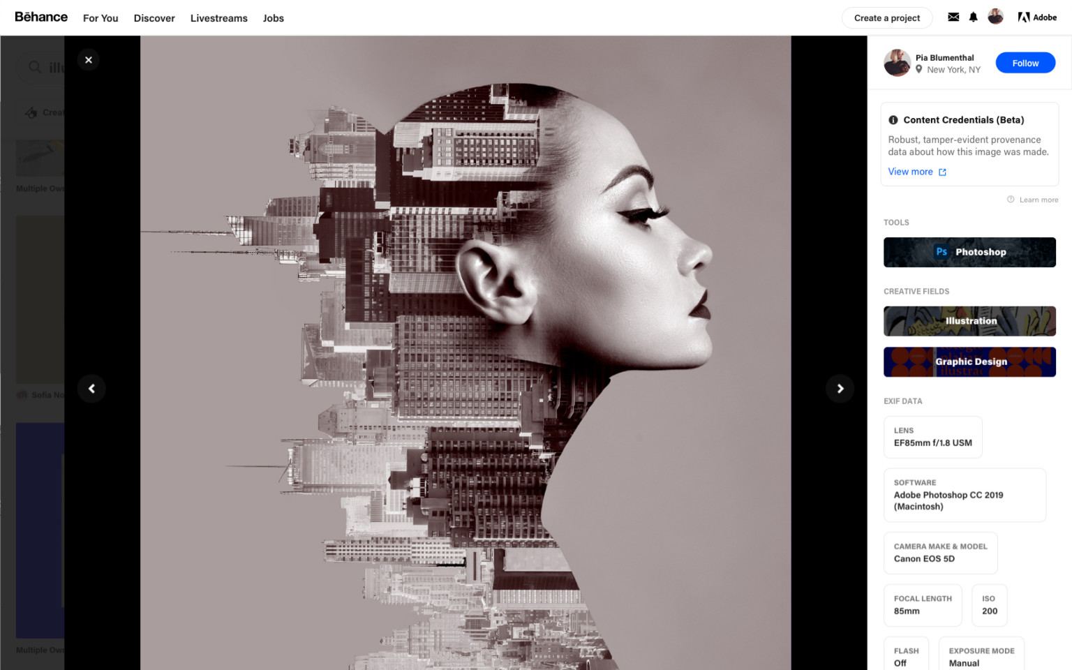 Content credentials. Adobe creative cloud. как добавить в адоб фотошоп новые кисти. content credencial.